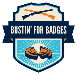 Bustin' for Badges Charity Logo